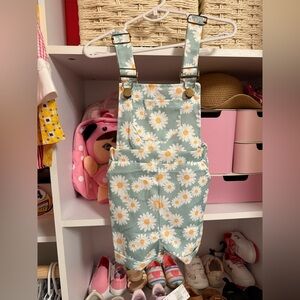Floral Baby Overalls 12-18M